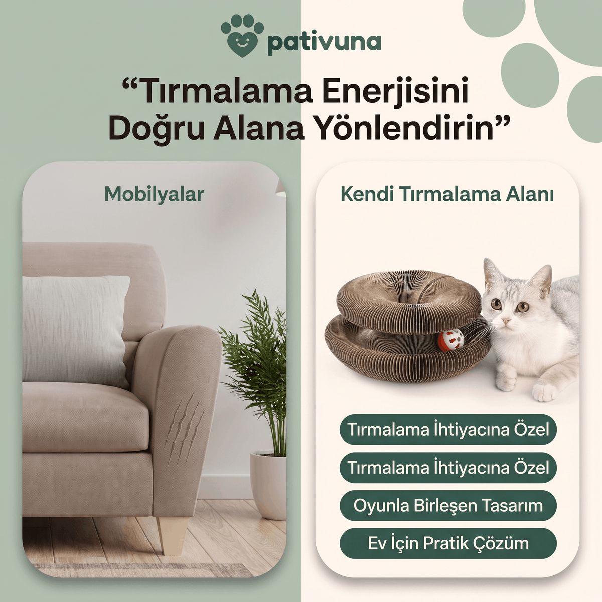 Akıllı Tırmalama ve Oyun Yatağı