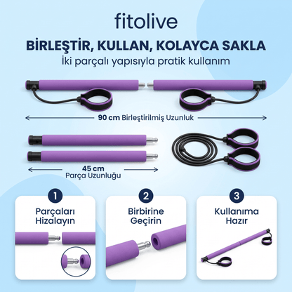 fitolive Pilates Bar Seti