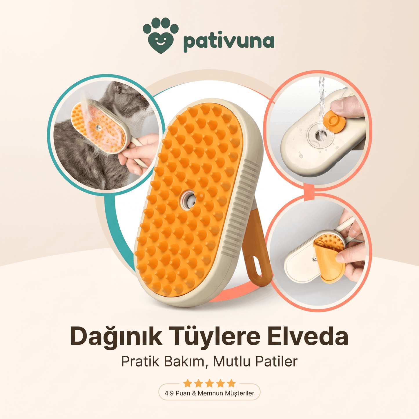 Buharlı Tüy Temizleyici