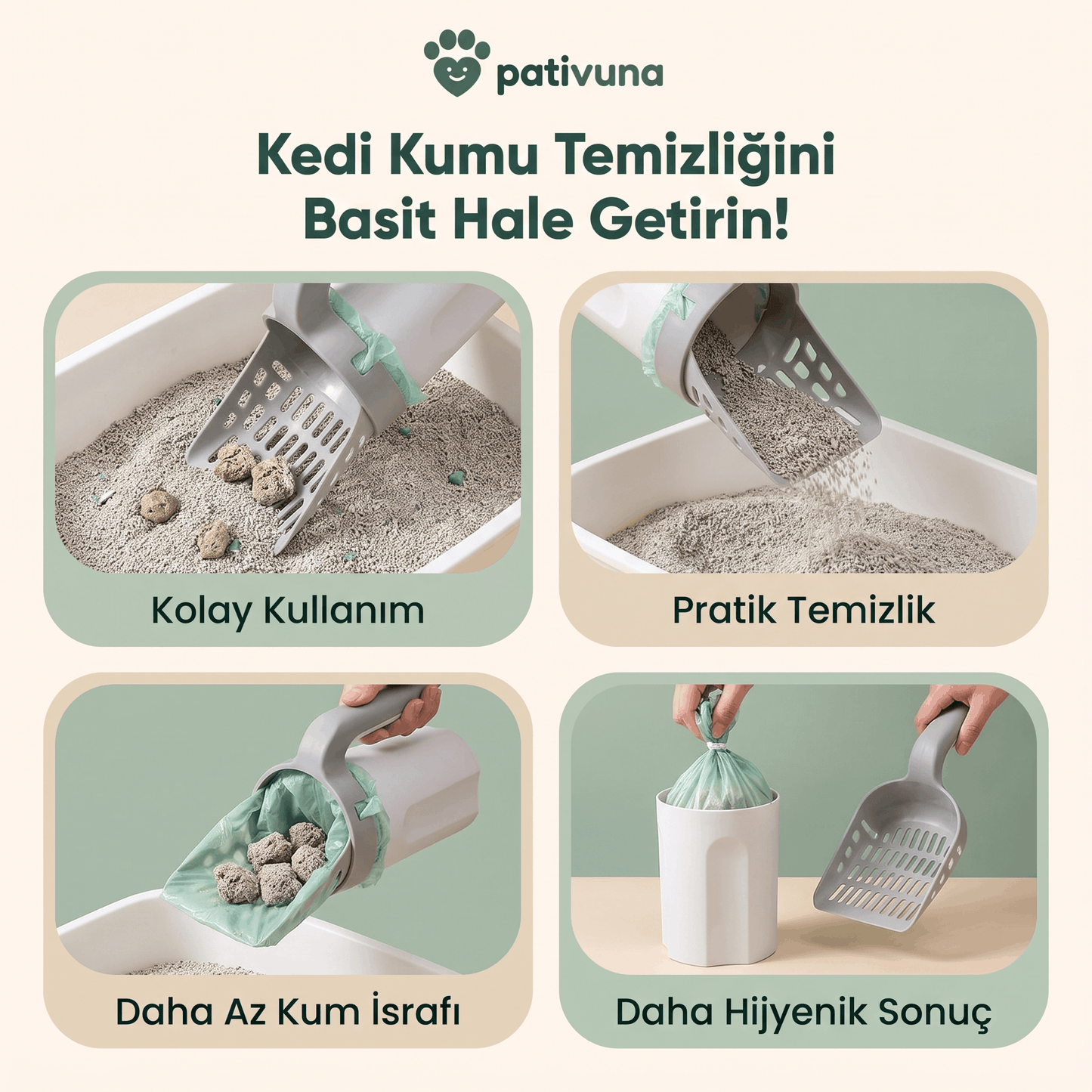 Akıllı Kedi Kum Temizleyicisi