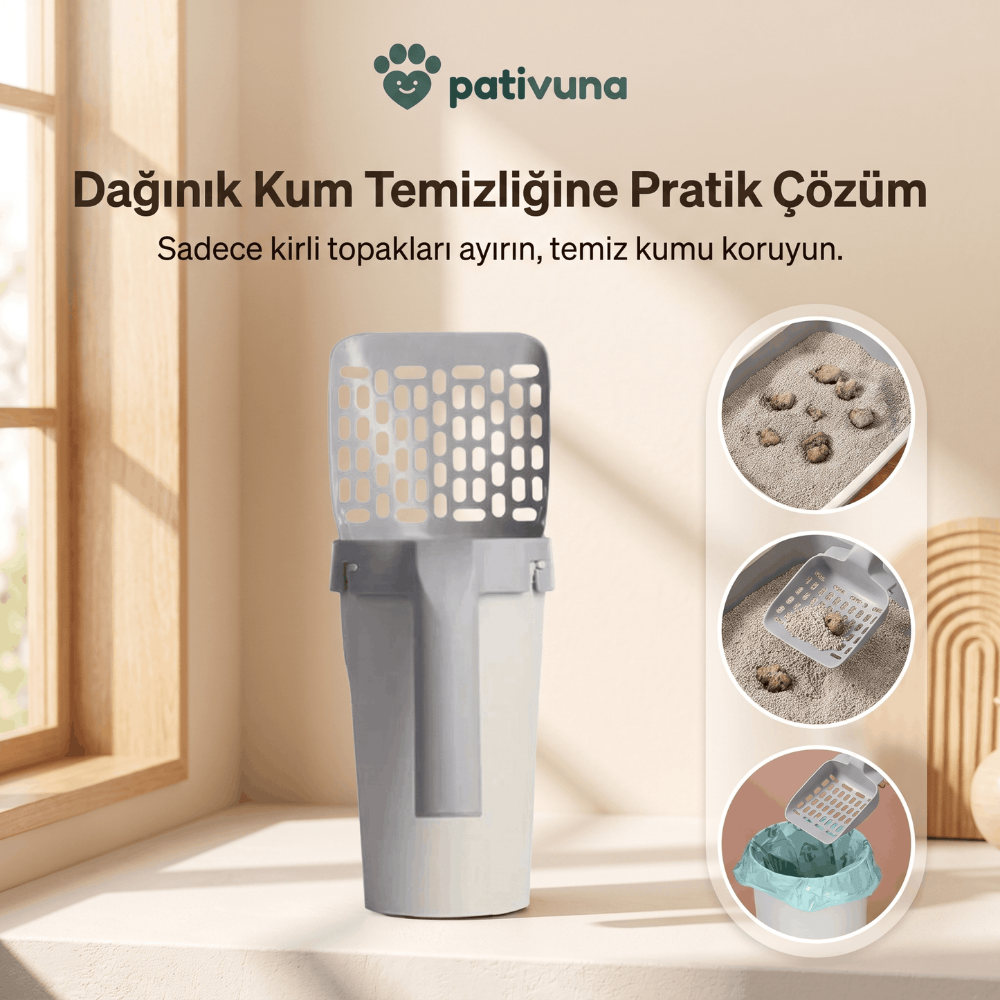 Akıllı Kedi Kum Temizleyicisi