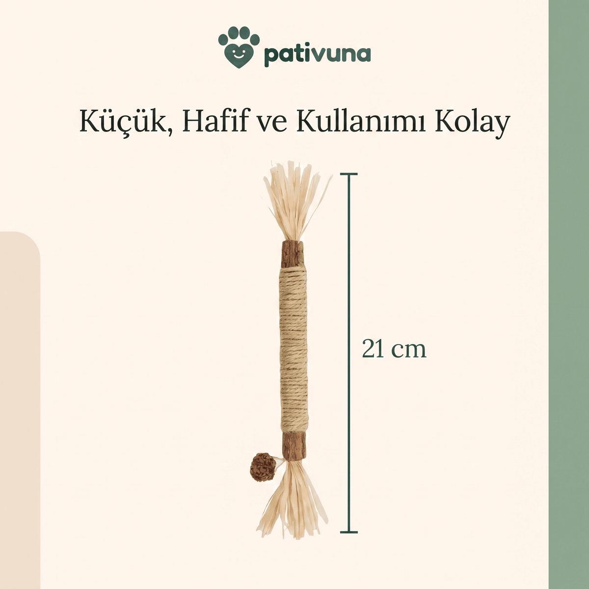 Pativuna Doğal Matatabi Çiğneme Çubuğu
