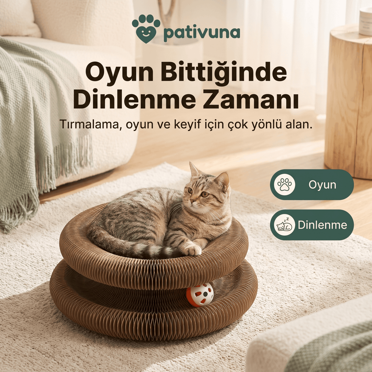 Akıllı Tırmalama ve Oyun Yatağı
