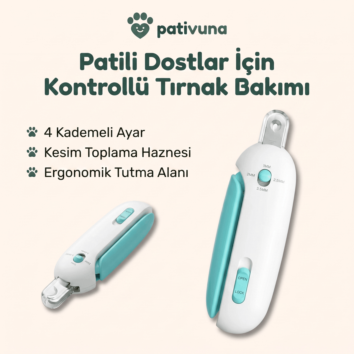 Ayarlanabilir Kedi Tırnak Makası