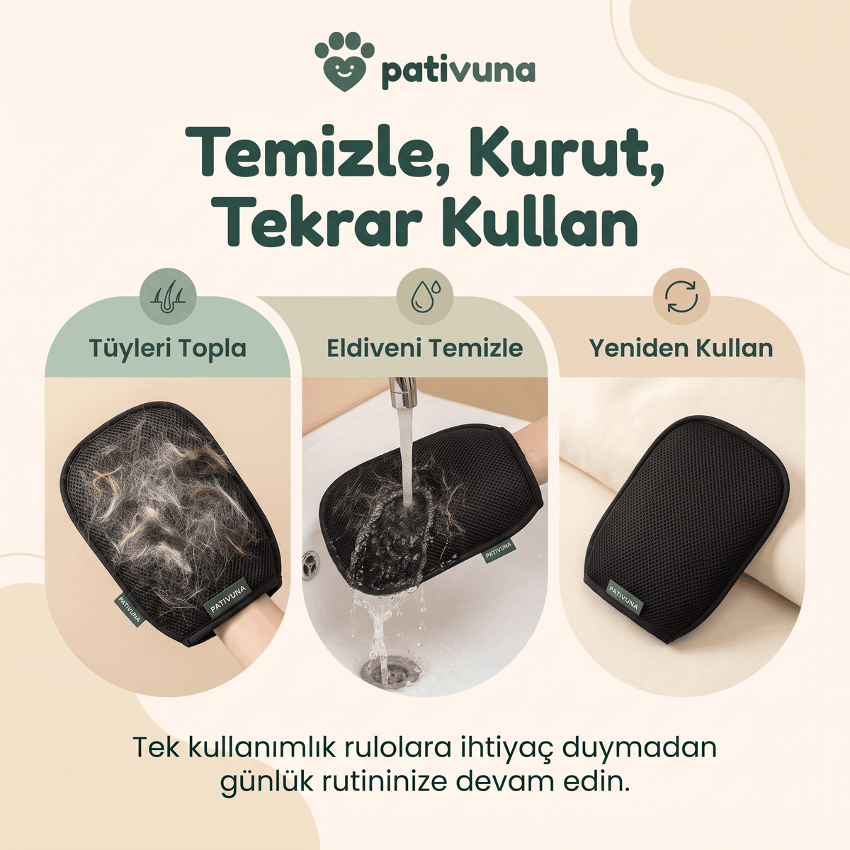 Tüy Toplayıcı Eldiven